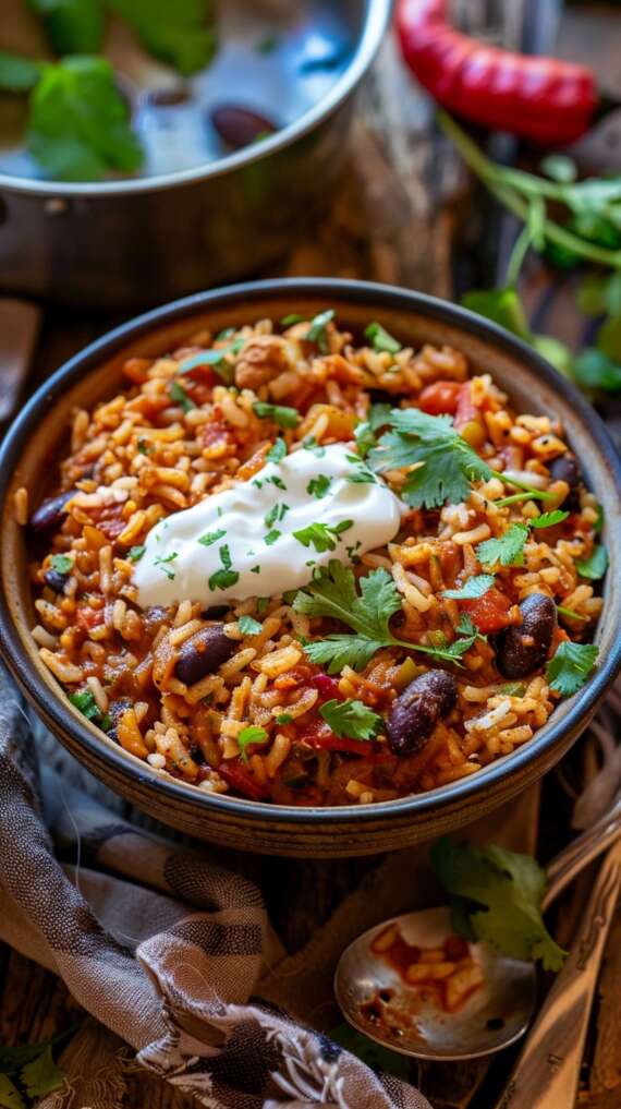 Caribbean Peas & Rice - Per serving